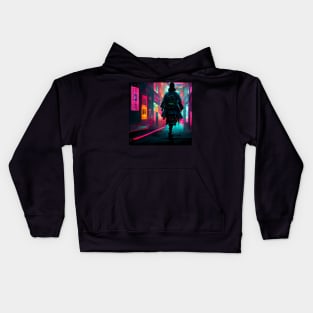 Aruku - Cyberpunk Samurai Kids Hoodie